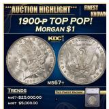 1900-p Morgan Dollar TOP POP! $1 ms67+ SEGS
