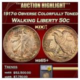 1917-d Obverse Walking Liberty Half Dollar Colorfu