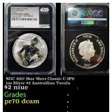 NGC NGC 2017 Star Wars Classic C-3P0 1oz Silver $2