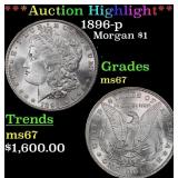 *Highlight* 1896-p Morgan Dollar $1 ms67 SEGS (fc)