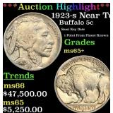 *Highlight* 1923-s Buffalo Nickel Near Top Pop! 5c