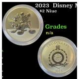 2023  Disney Micky Mouse & Donald Duck 1oz .999 Si