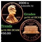 2006-s Proof Lincoln Cent 1c pr70 rd DCAM SEGS