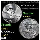 2005-d Western Waters Jefferson Nickel Westward Jo