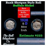 Buffalo Nickel Shotgun Roll in Old Bank Style 