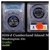 PCGS 2018-d Cumberland Island NP Washington Quarte