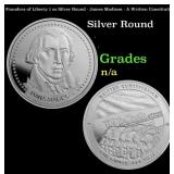 Founders of Liberty 1 oz Silver Round - James Madi
