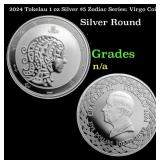 2024 Tokelau 1 oz Silver $5 Zodiac Series: Virgo C