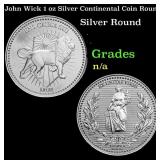 John Wick 1 oz Silver Continental Coin Round