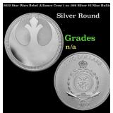 2022 Star Wars Rebel Alliance Crest 1 oz .999 Silv