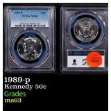 PCGS 1989-p Kennedy Half Dollar 50c ms63 PCGS