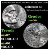 2005-d Western Waters Jefferson Nickel Westward Jo