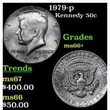 1979-p Kennedy Half Dollar 50c Grades GEM++ Unc
