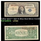 **Star Note** 1957 $1 Blue Seal Silver Certificate