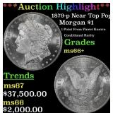 *Highlight* 1879-p Morgan Dollar Near Top Pop! $1