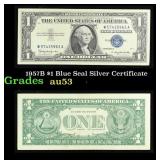 1957B $1 Blue Seal Silver Certificate Grades Selec