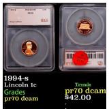 1994-s Proof Lincoln Cent 1c pr70 dcam SEGS