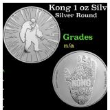 Kong 1 oz Silver Godzilla x Kong Coin
