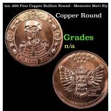 1oz .999 Fine Copper Bullion Round - Memento Mori
