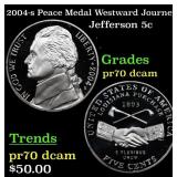 2004-s Peace Medal Proof Jefferson Nickel Westward