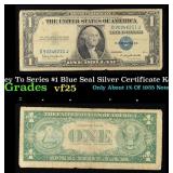 1935H Key To Series $1 Blue Seal Silver Certificat