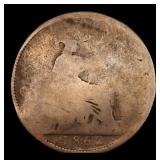 1862 Great Britain 1 Penny Grades ag