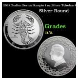 2024 Zodiac Series Scorpio 1 oz Silver Tokelau $5