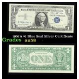 1957A $1 Blue Seal Silver Certificate Grades Choic