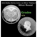 2024 Zodiac Series Aries 1 oz Silver Tokelau $5