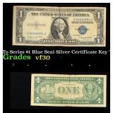 1935G Key To Series $1 Blue Seal Silver Certificat