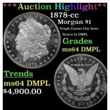*Highlight* 1878-cc Morgan Dollar $1 ms64 DMPL SEG