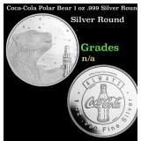 Coca-Cola Polar Bear 1 oz .999 Silver Round
