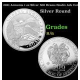 2021 Armenia 1 oz Silver 500 Drams Noah