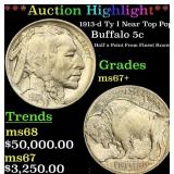 *Highlight* 1913-d Ty I Buffalo Nickel Near Top Po