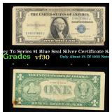 1935H Key To Series $1 Blue Seal Silver Certificat