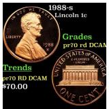 1988-s Proof Lincoln Cent 1c pr70 rd DCAM SEGS