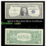 1957A $1 Blue Seal Silver Certificate Grades Selec