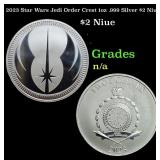 2023 Star Wars Jedi Order Crest 1oz .999 Silver $2