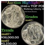 *Highlight* 1946-s Walking Liberty Half Dollar TOP
