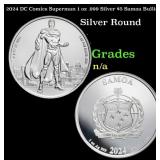 2024 DC Comics Superman 1 oz .999 Silver $5 Samoa