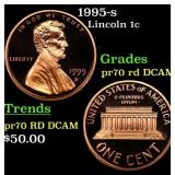1995-s Proof Lincoln Cent 1c pr70 rd DCAM SEGS
