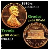 1976-s Proof Lincoln Cent 1c Grades GEM++ Proof De