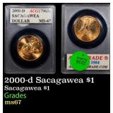 2000-d Sacagawea $1 ACG