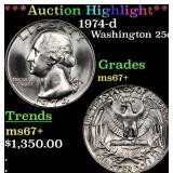 ***Auction Highlight*** 1974-d Washington Quarter