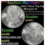 *Highlight* 1880-o Morgan Dollar Near Top Pop! $1
