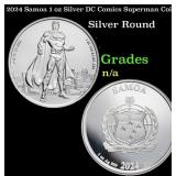 2024 Samoa 1 oz Silver DC Comics Superman Coin