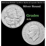 2023 Great Britain 1 oz Silver Myths & Legends: Me