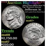 ***Auction Highlight*** 2004-p Peace Medal Jeffers