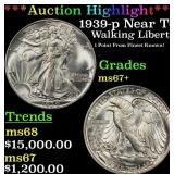 *Highlight* 1939-p Walking Liberty Half Dollar Nea