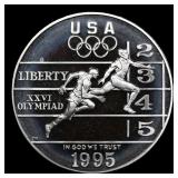 1995-p Olympics Track & Field Proof Modern Commem